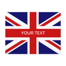 Britische Flagge Postkarten | Union Jack Design