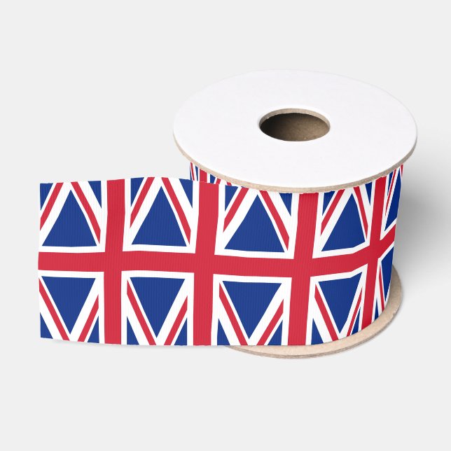 Britische Flagge Ripsband (Spule)
