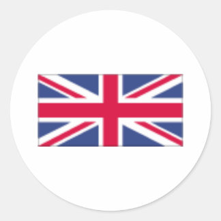 britische Flagge Runder Aufkleber
