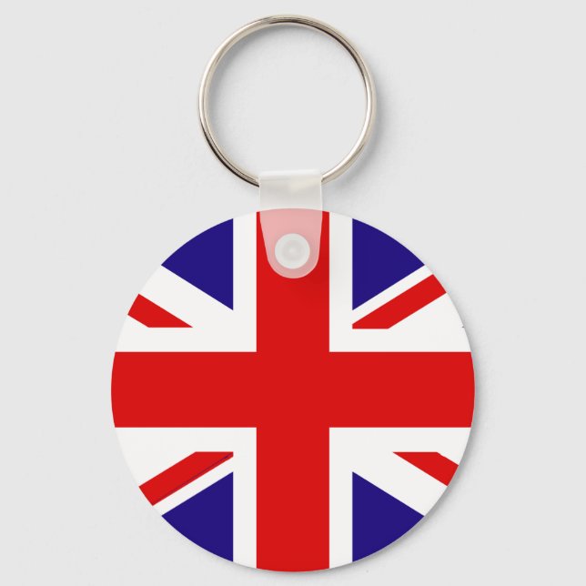 BRITISCHE Flagge Schlüsselanhänger (Vorderseite)