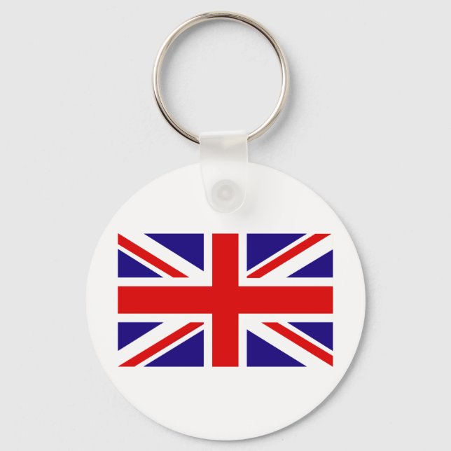 BRITISCHE Flagge Schlüsselanhänger (Vorderseite)