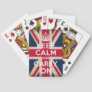 Britische Flagge Spielkarten