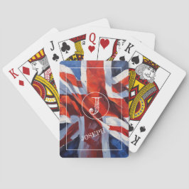 Britische Flagge Spielkarten