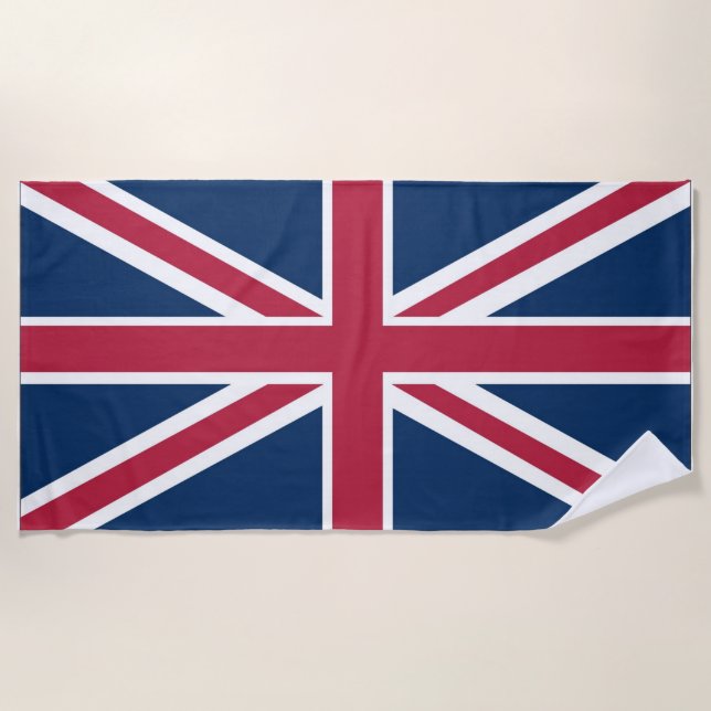Britische Flagge Strandtuch (Vorderseite)