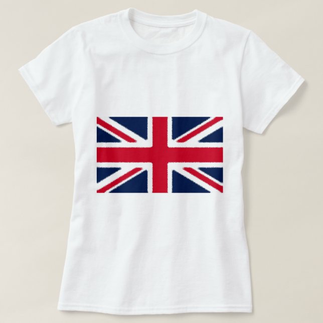 Britische Flagge T-Shirt (Design vorne)