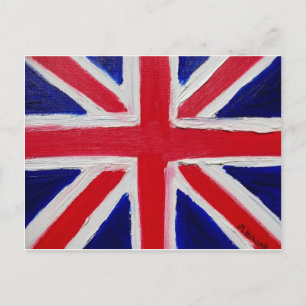 Britische Flagge: Union Jack England Postkarte