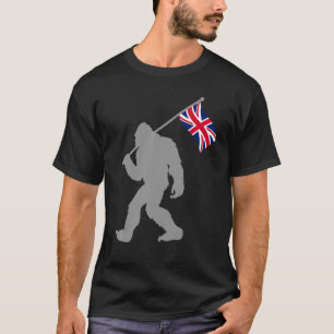 Britische Flagge unter der Flagge des Vereinigten T-Shirt