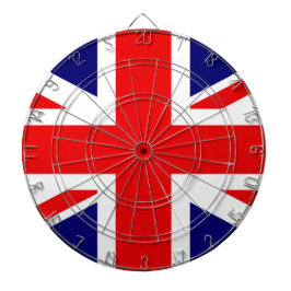 Britische Flagge Vereinigtes Königreich England Dartscheibe