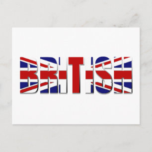Britische Flagge Vereinigtes Königreich England Wa Postkarte