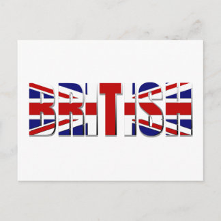 Britische Flagge Vereinigtes Königreich England Wa Postkarte