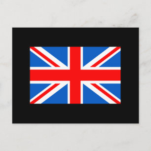 Britische Flaggen-T - Shirt und Geschenke Postkarte