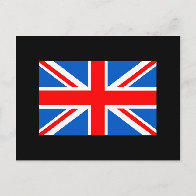 Britische Flaggen-T - Shirt und Geschenke Postkarte (Vorderseite)