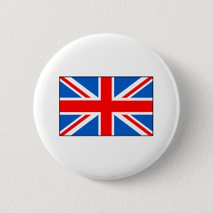 Britische Flaggen-T - Shirts und Geschenke Button