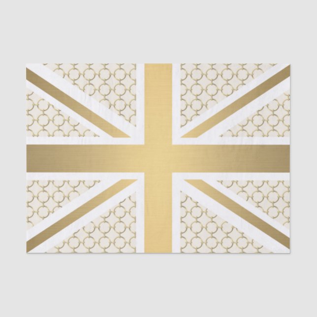 BRITISCHE Gewerkschafts-Jack-Flagge mit Seidenpapier (Vorderseite)