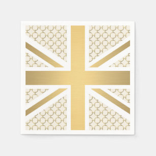 BRITISCHE Gewerkschafts-Jack-Flagge mit Serviette