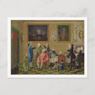 Britische Herren auf der Zuhause von Sir Horace Ma Postkarte
