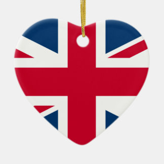 Britische Herzverzierung Keramik Ornament
