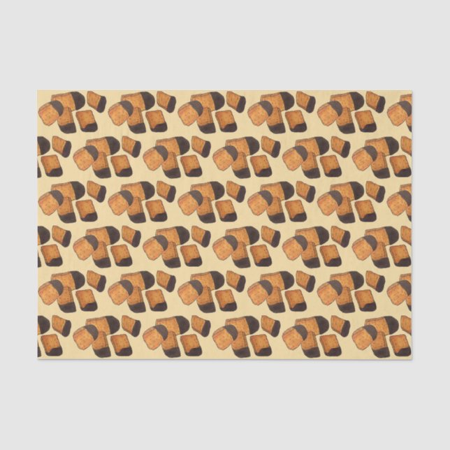 Britische Honeycomb Schwamm Cinder Toffee Candy Sw Seidenpapier (Vorderseite)
