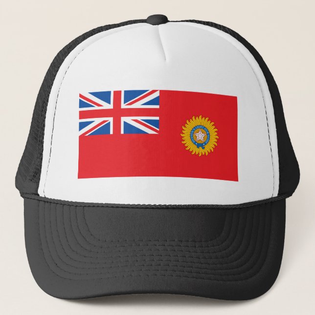 Britische Indien-Flagge Truckerkappe (Vorderseite)