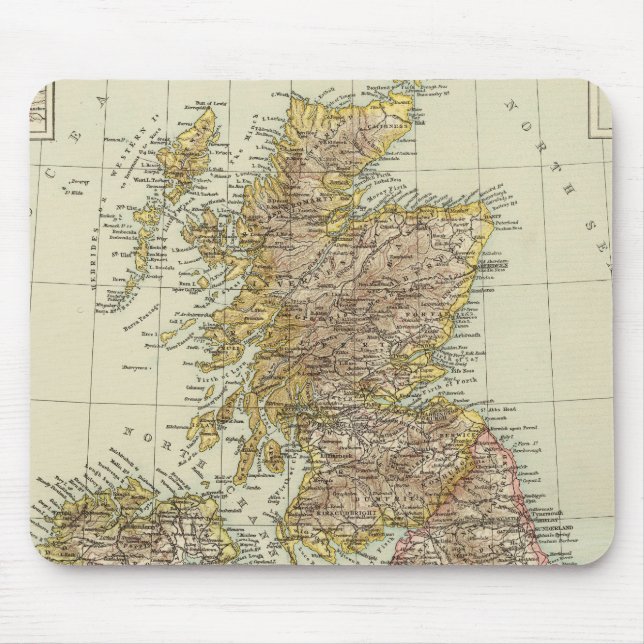 Britische Inseln 10 Mousepad (Vorne)