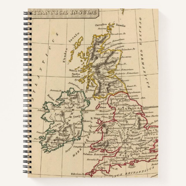 Britische Inseln 3 2 Notizbuch (Vorderseite)