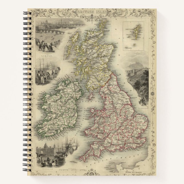 Britische Inseln 3 Notizbuch (Vorderseite)