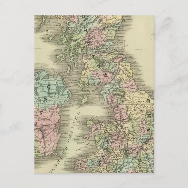 Britische Inseln 3 Postkarte (Vorderseite)