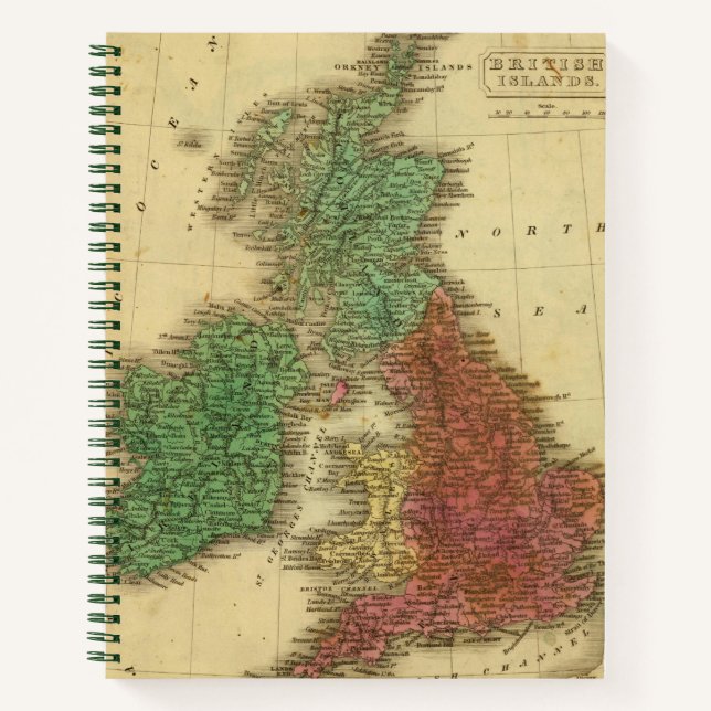 Britische Inseln 4 Notizbuch (Vorderseite)