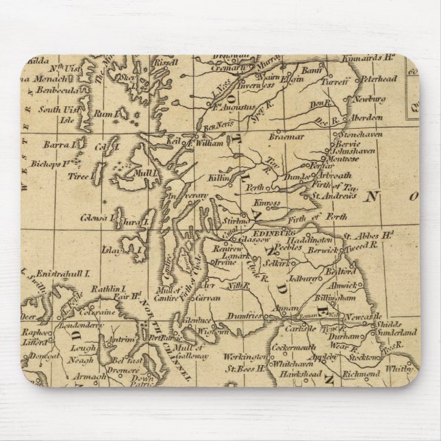 Britische Inseln 5 Mousepad (Vorne)