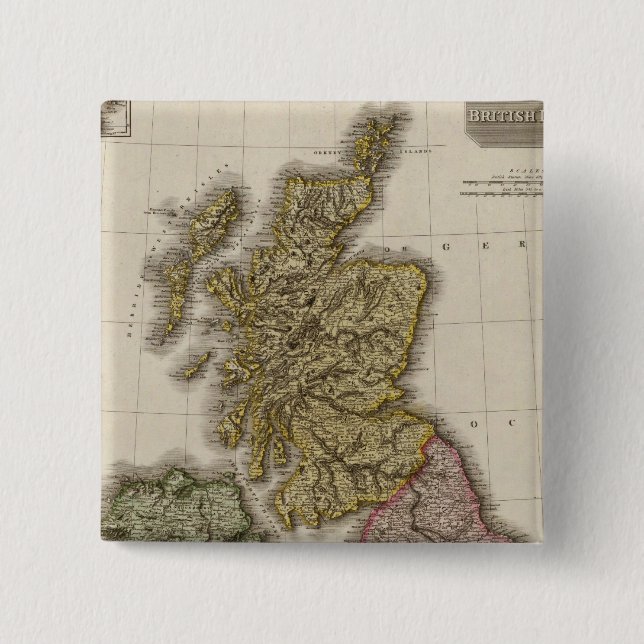 Britische Inseln 7 Button (Vorderseite)