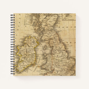 Britische Inseln, Asien Notizbuch