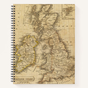 Britische Inseln, Asien Notizbuch