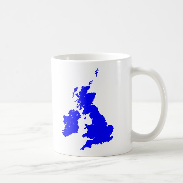 Britische Inseln - Blau Kaffeetasse (Rechts)