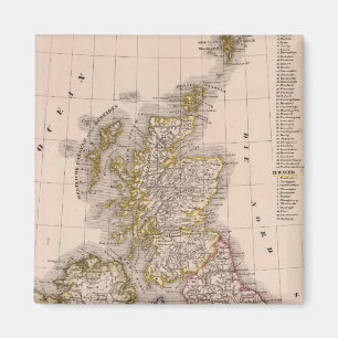 Britische Inseln, England, Irland Magnet