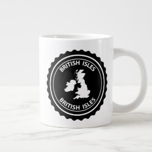 Britische Inseln Jumbo-Tasse