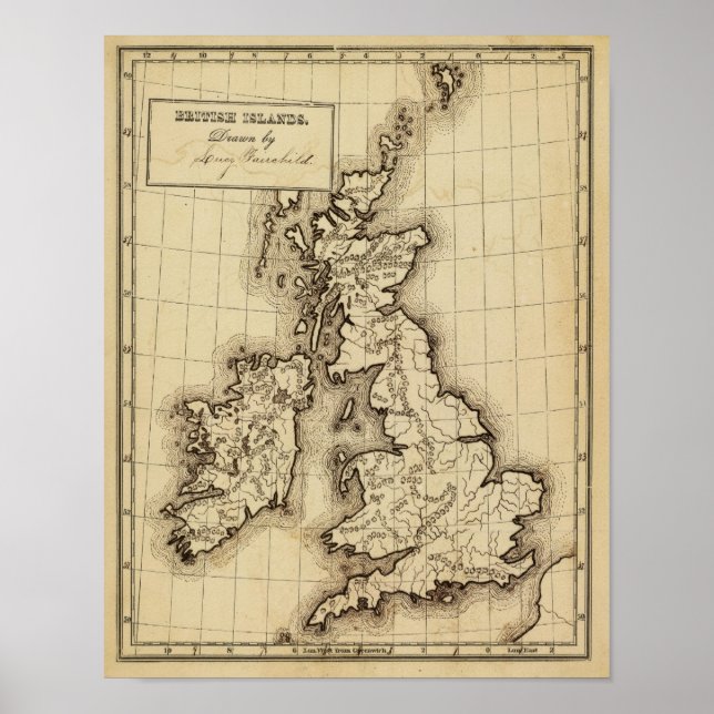 Britische Inseln Poster (Vorne)