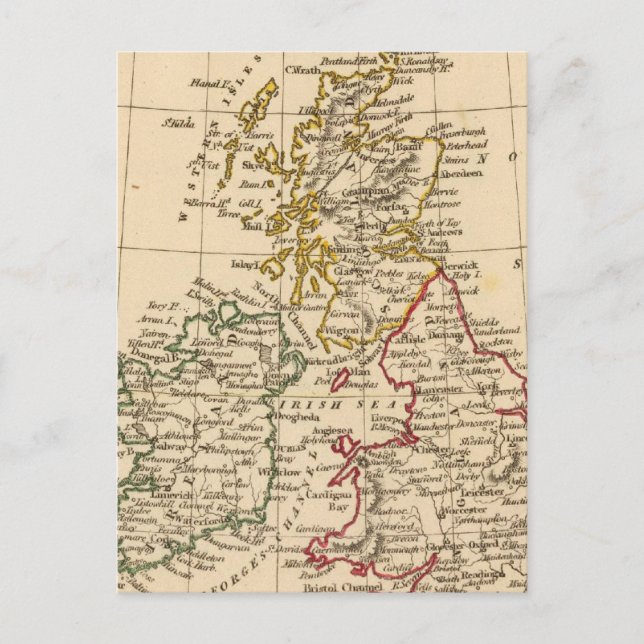 Britische Inseln Postkarte (Vorderseite)