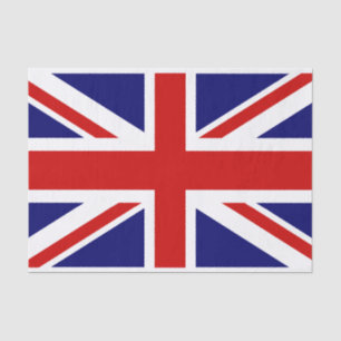 Britische Jack-Flagge-Geschenkpapier Seidenpapier