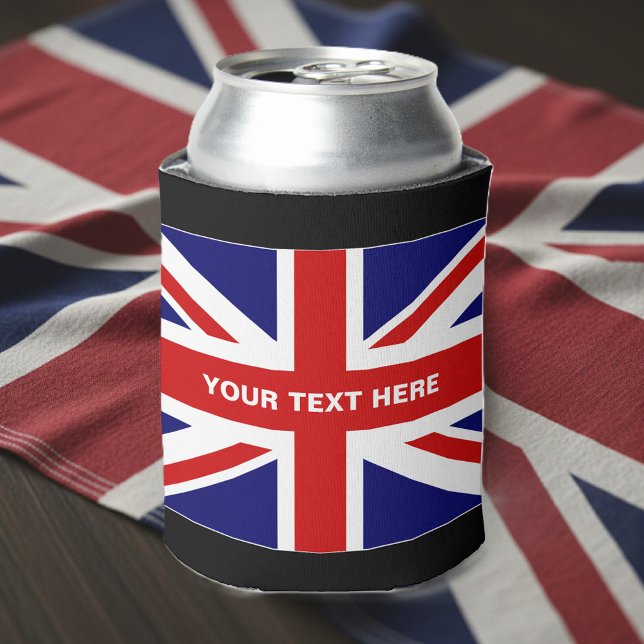 Britische Jack-Flagge - Kühler | Personalisieren Dosenkühler (union jack flag can cooler)