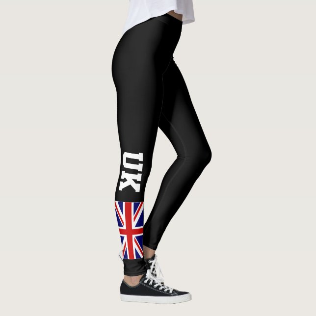 Britische Jack UK-Flagge Zollsport-Leggings Leggings (Rechts)