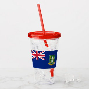 Britische Jungfrauen Acryltrinkbecher