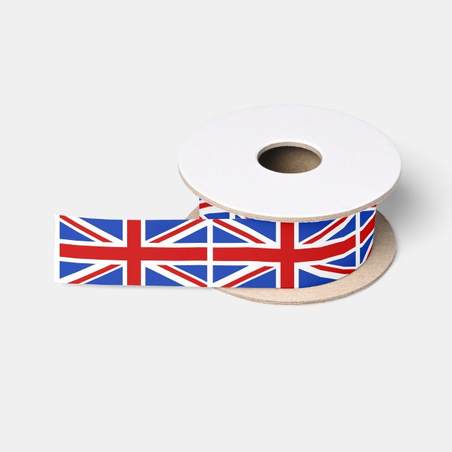 Britische Königreich-Flagge Satinband (Spule)