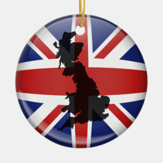 BRITISCHE Kugel Keramik Ornament