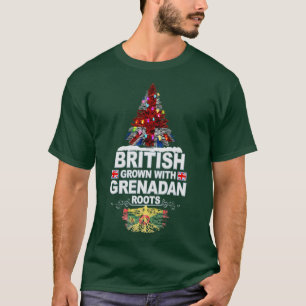 Britische Landwirtschaft mit Grenadan Roots-Gesche T-Shirt
