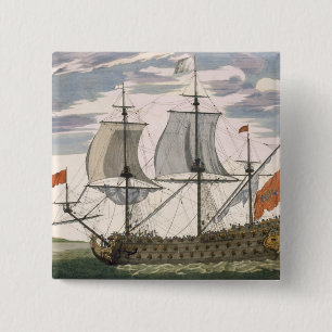 Britische Marine: ein erstklassiges Schiff, Button