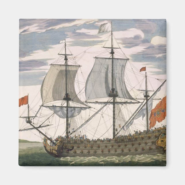 Britische Marine: ein erstklassiges Schiff, das di Magnet (Vorne)