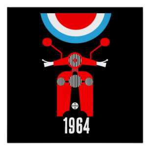 Britische Mod 1964 Poster