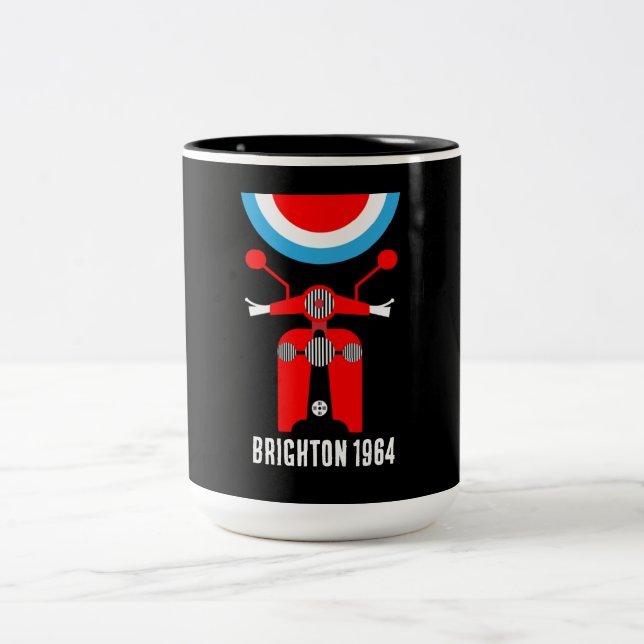 Britische Mod 1964 Zweifarbige Tasse (Mittel)