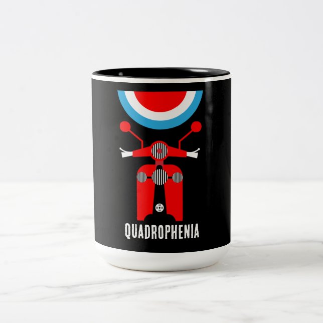 Britische Mod 1964 Zweifarbige Tasse (Mittel)