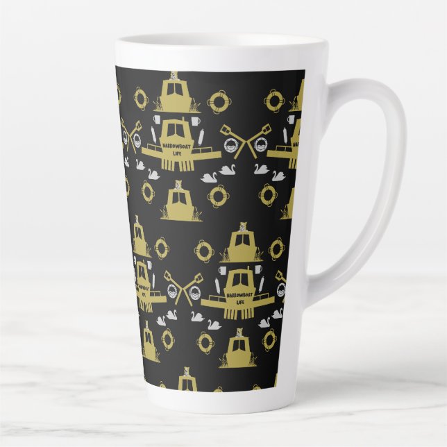Britische Narrowboat-Geschenke Milchtasse (Rechts)